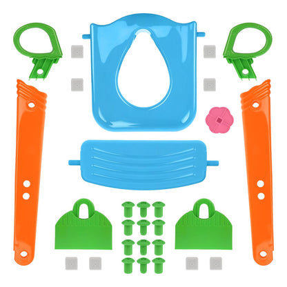 Foldable Potty Seat with Step Stool Ladder & Splash Guard