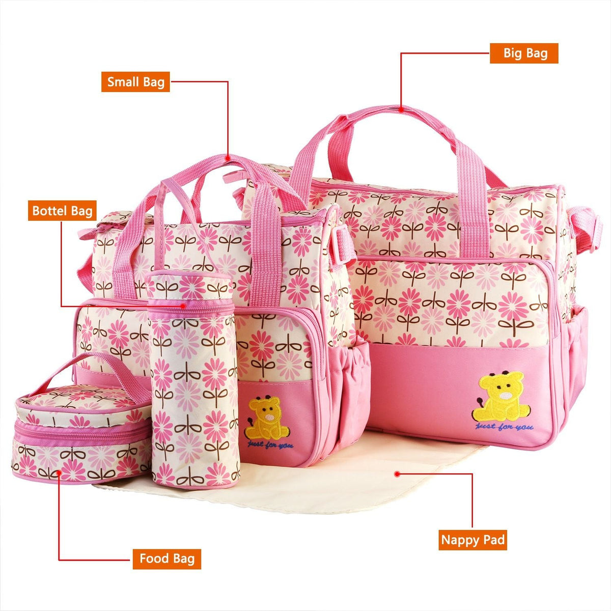 Diaper Bag - Pink product view