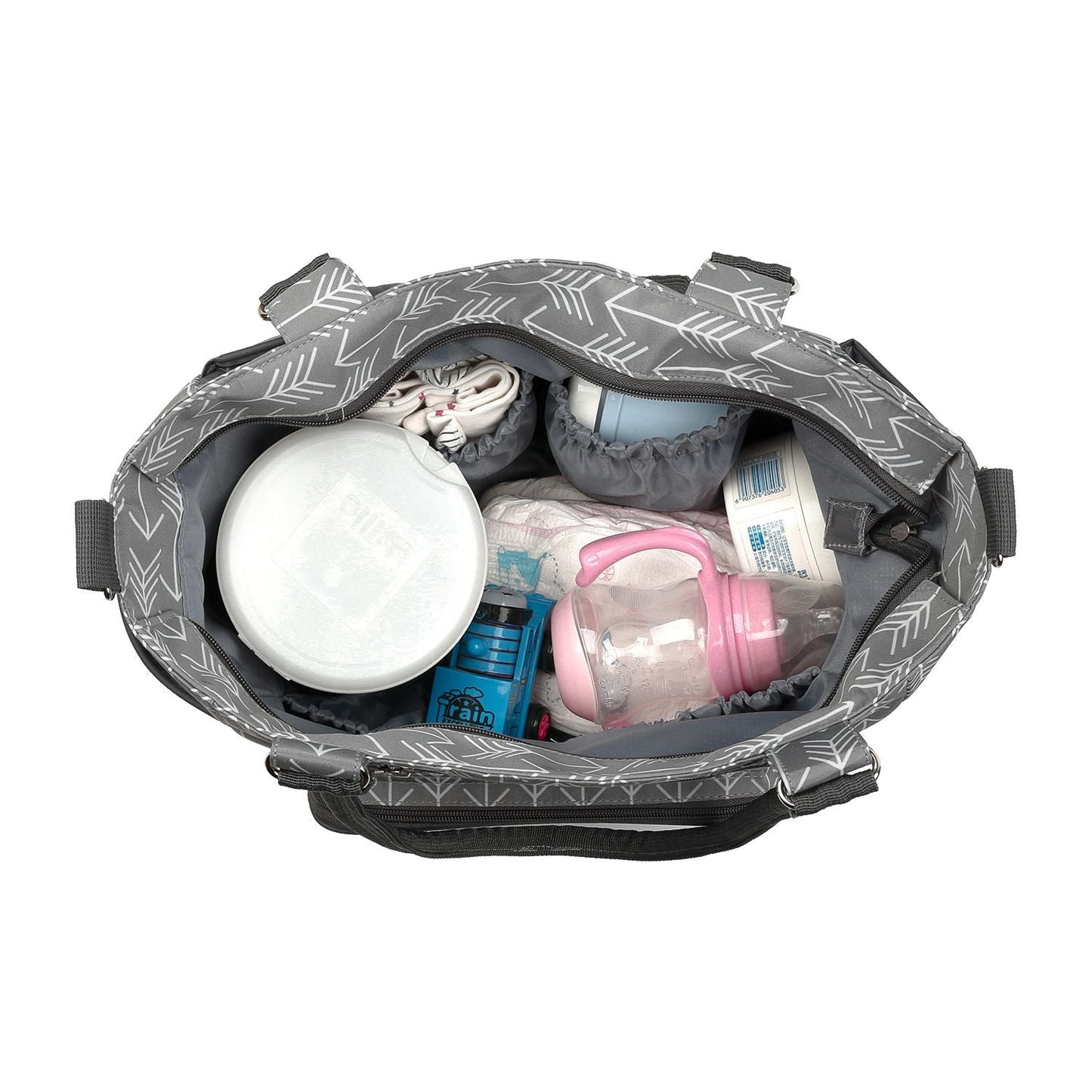 Deluxe Lightweight Large Diaper Bag 7 Pieces Set