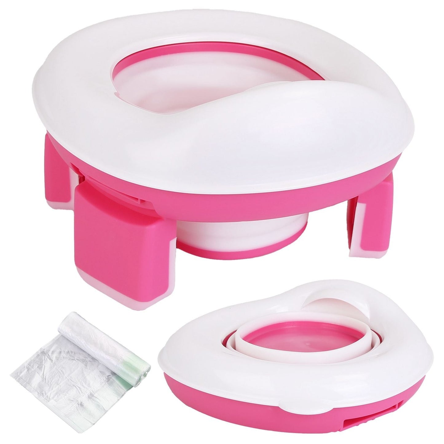 Travel Potty Chair with Potty Lines
