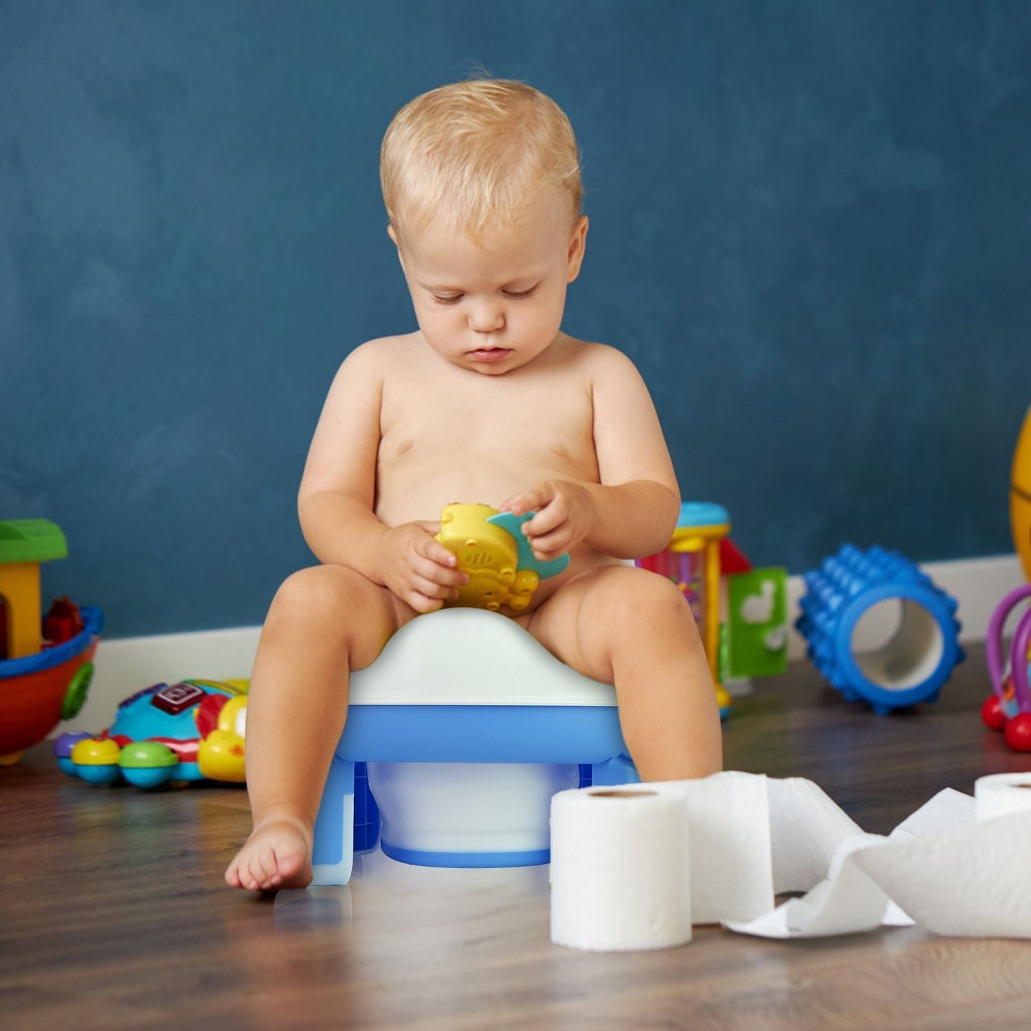Travel Potty Chair with Potty Lines
