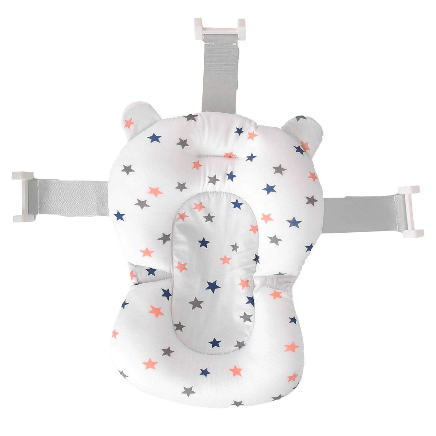 Baby Bath Cushion Mat for Foldable Baby Bathtub with Built-in Thermometer
