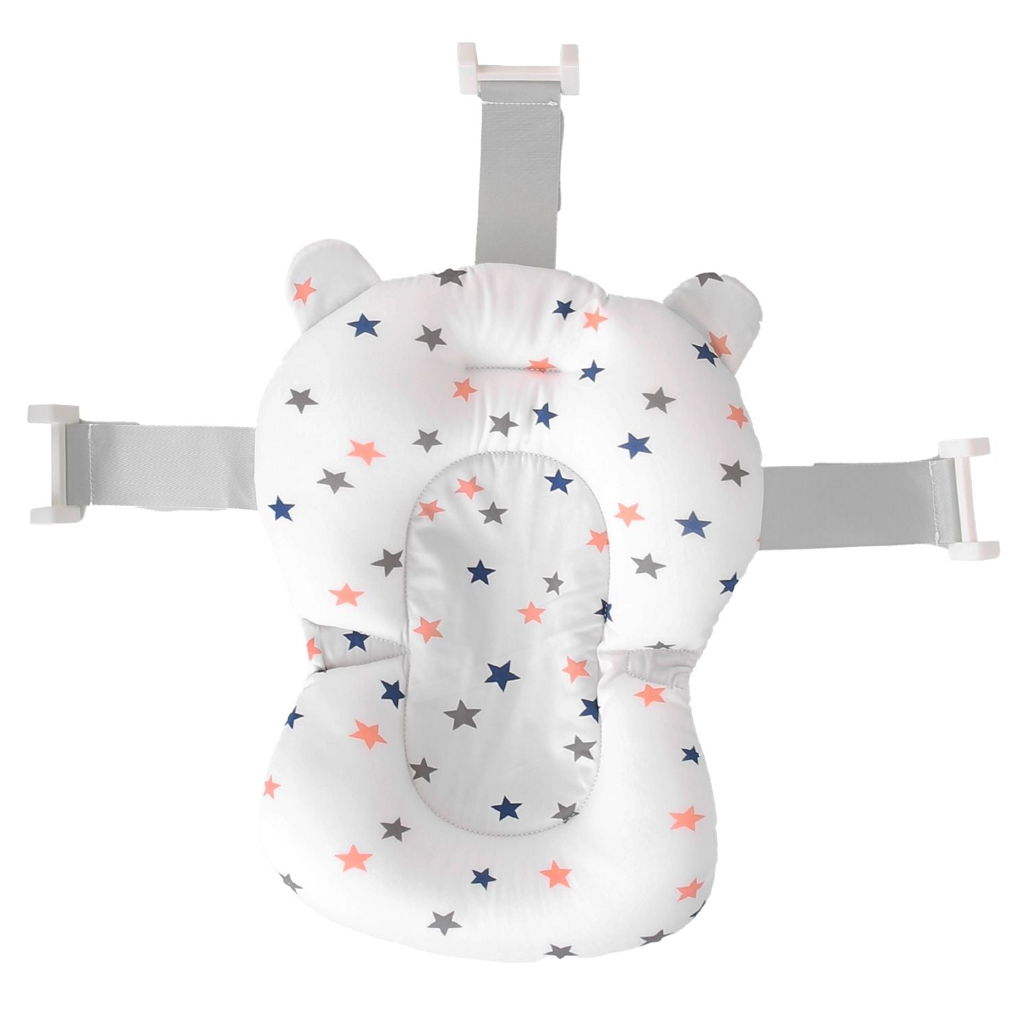 Baby Bath Cushion Mat for Foldable Baby Bathtub with Built-in Thermometer