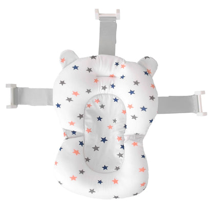 Baby Bath Cushion Mat for Foldable Baby Bathtub with Built-in Thermometer