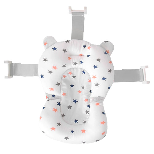 Baby Bath Cushion Mat for Foldable Baby Bathtub with Built-in Thermometer