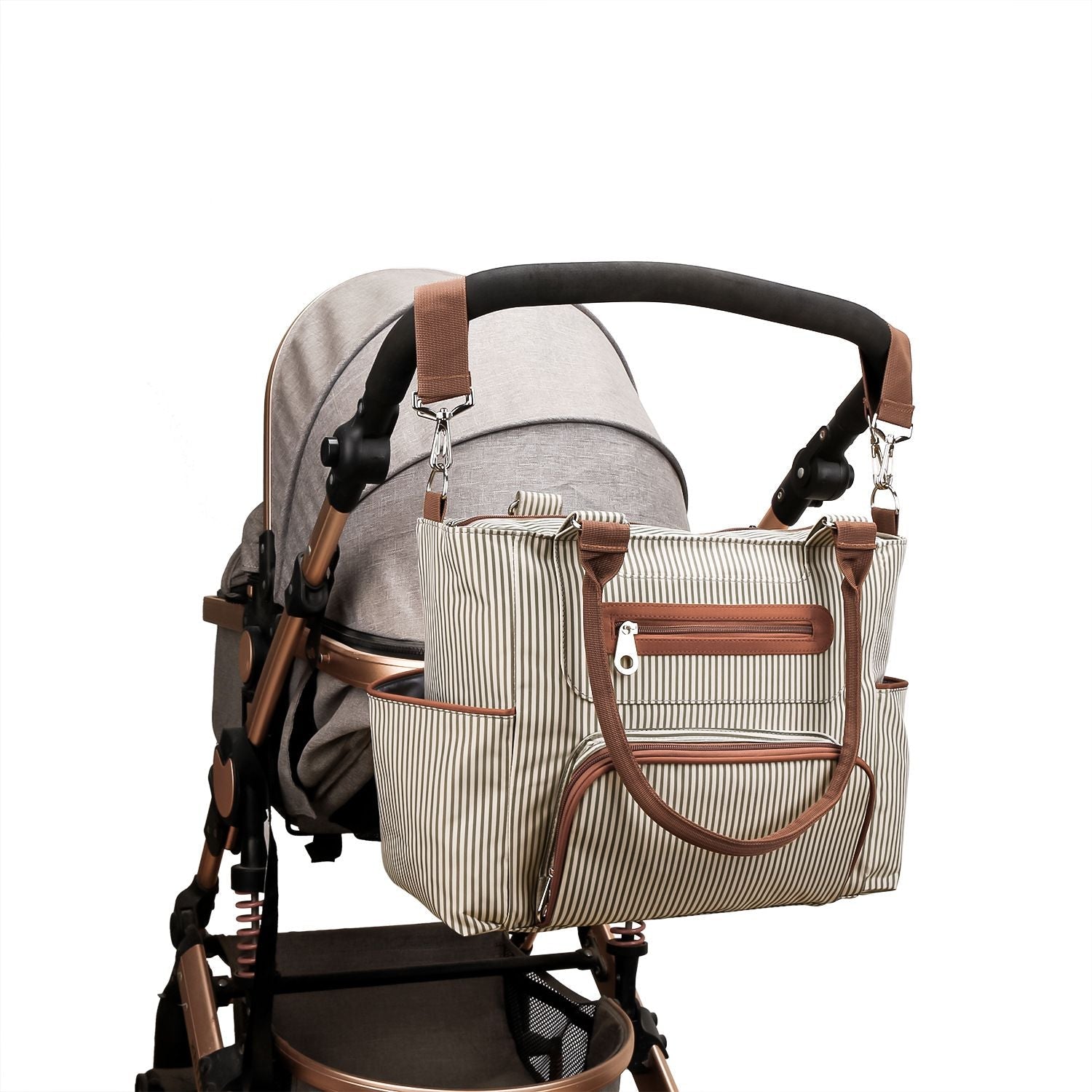 Deluxe Lightweight Large Diaper Bag 7 Pieces Set