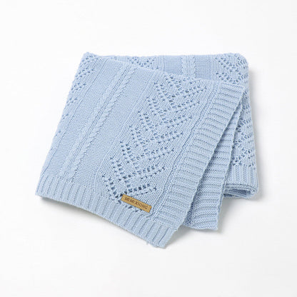 Knitted Cotton Baby Blanket