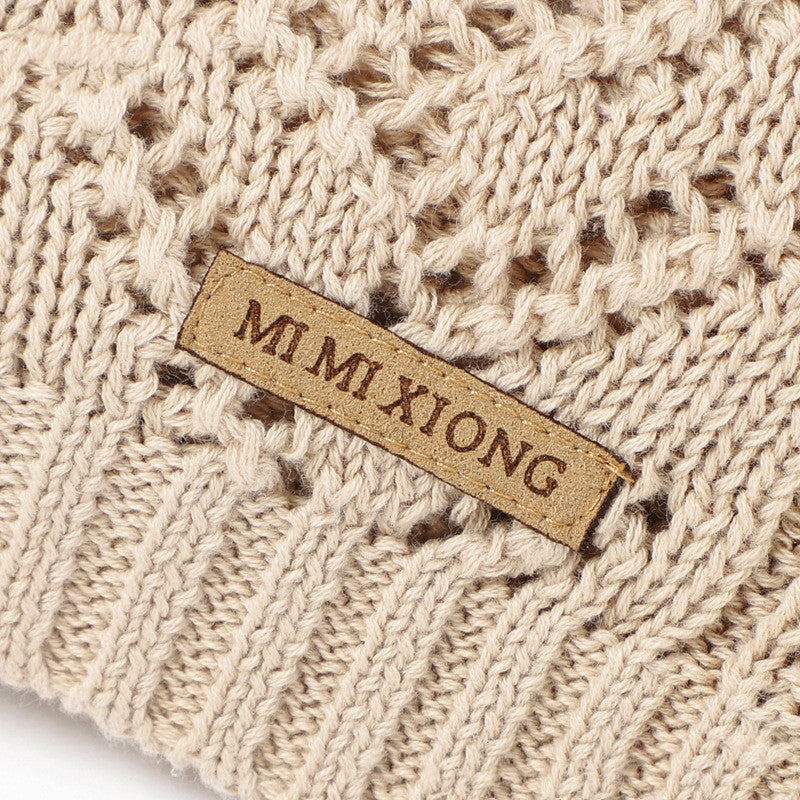 Knitted Cotton Baby Blanket