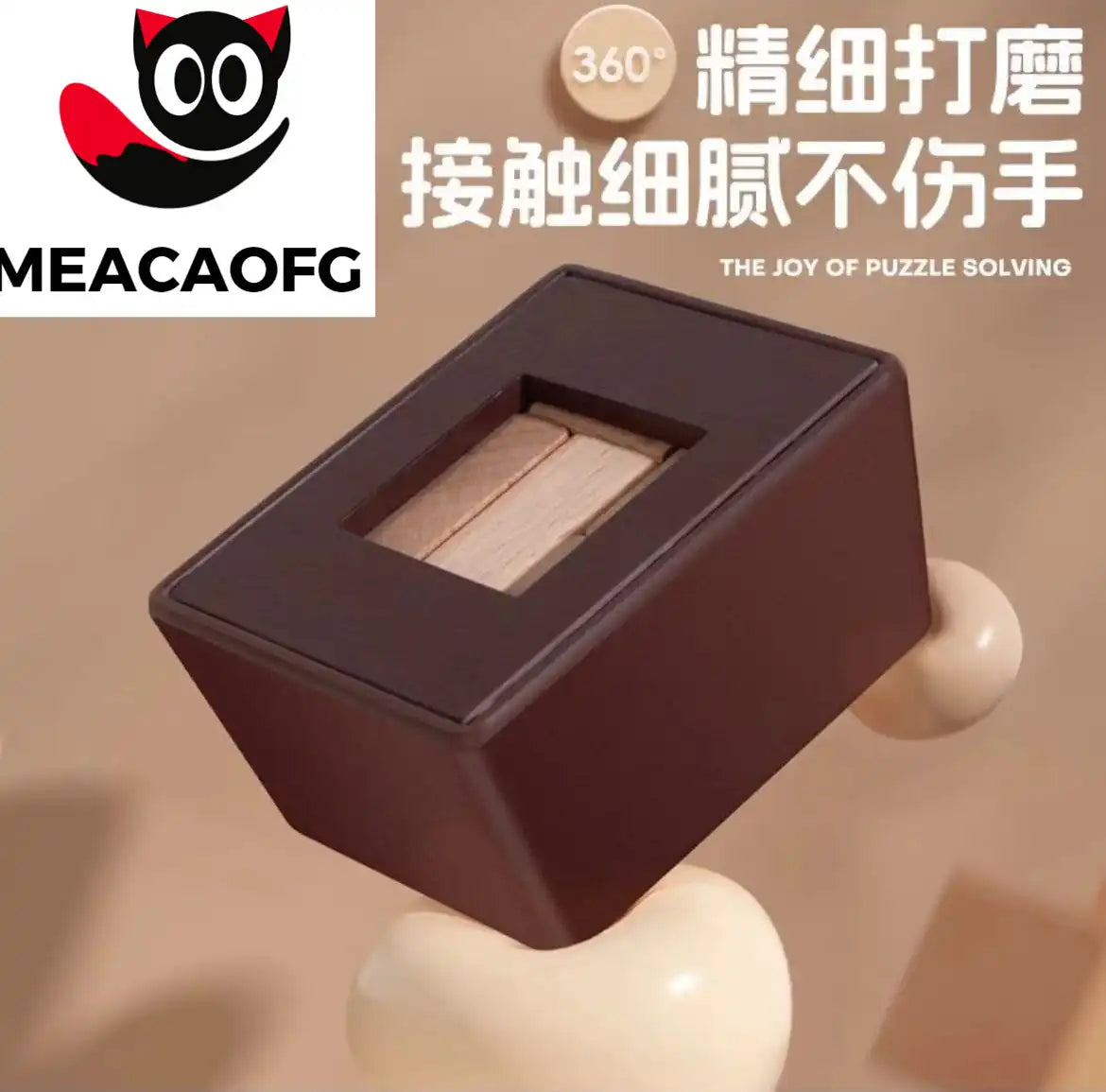 MEACAOFG 6 Round Boxes for kids puzzle games
