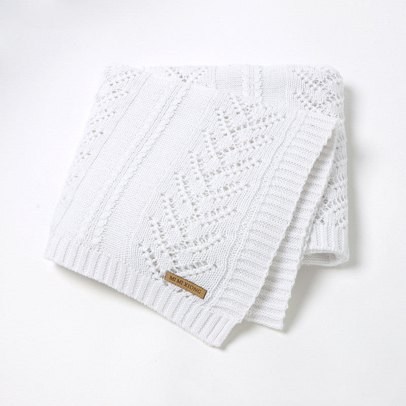 Knitted Cotton Baby Blanket