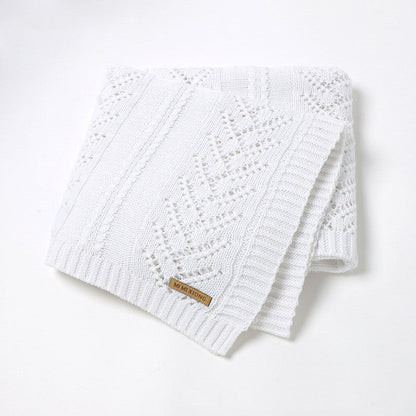 Knitted Cotton Baby Blanket
