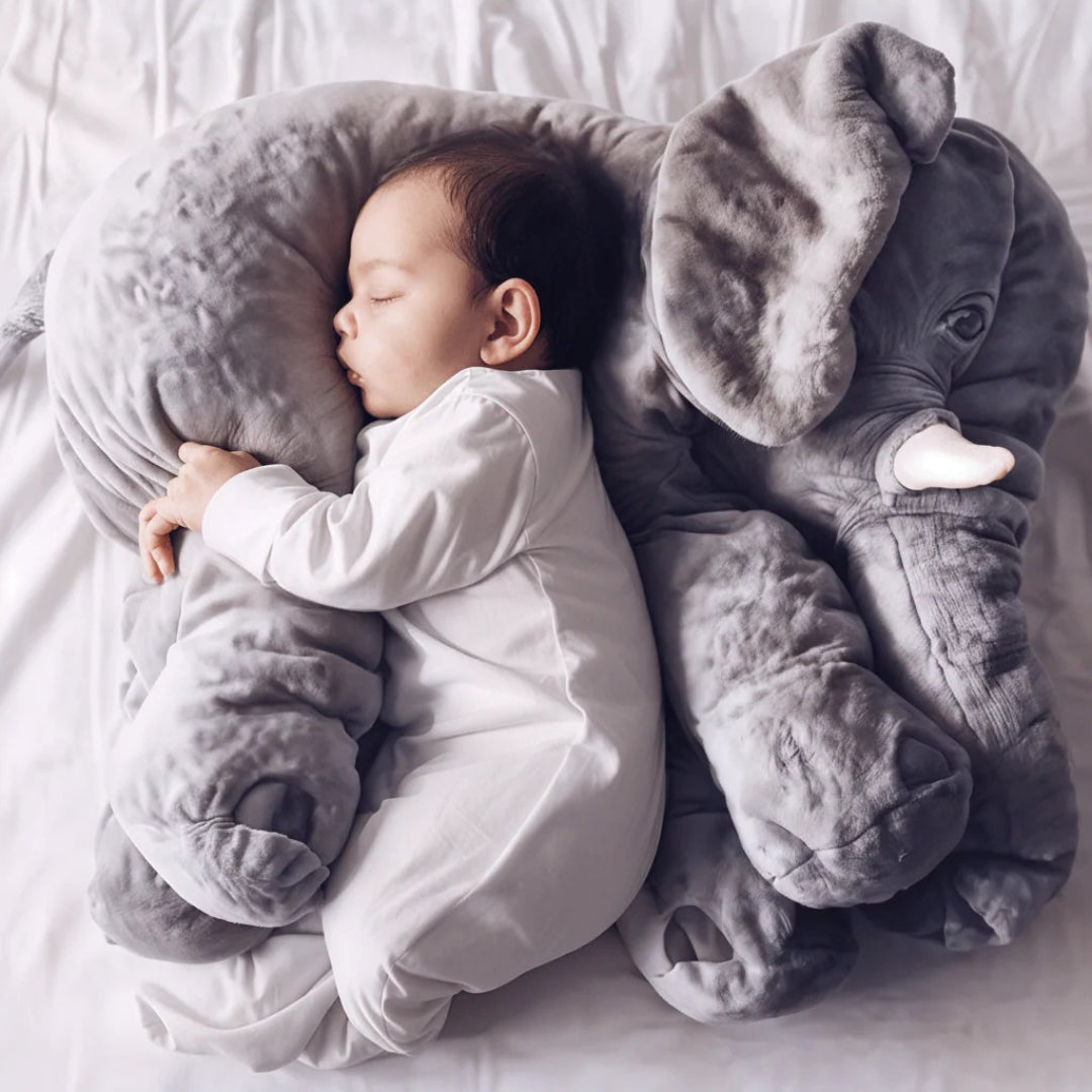 Ultra-Soft Plush Elephant Pillow – Perfect for Infants and Kids
