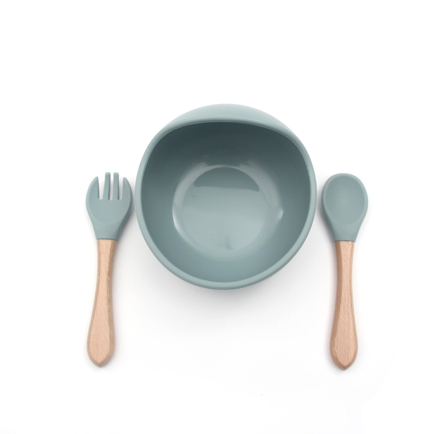 Silicone Feeding Bowl & Utensil Set