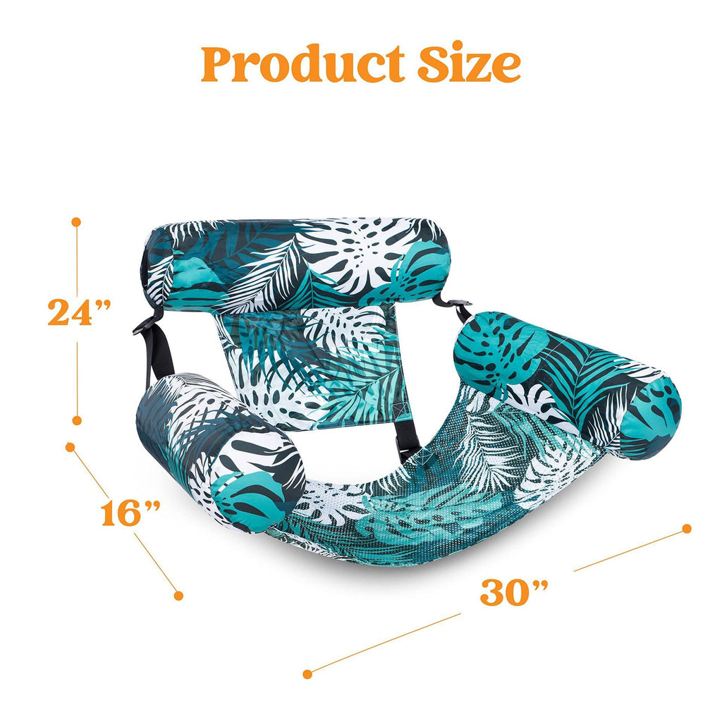Inflatable Floating Hammock Water Floating Chair Pool Party Floating Chair