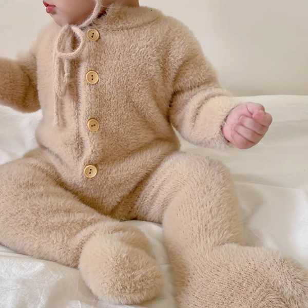 Baby Romper - Gray 1-4M (66cm) product view