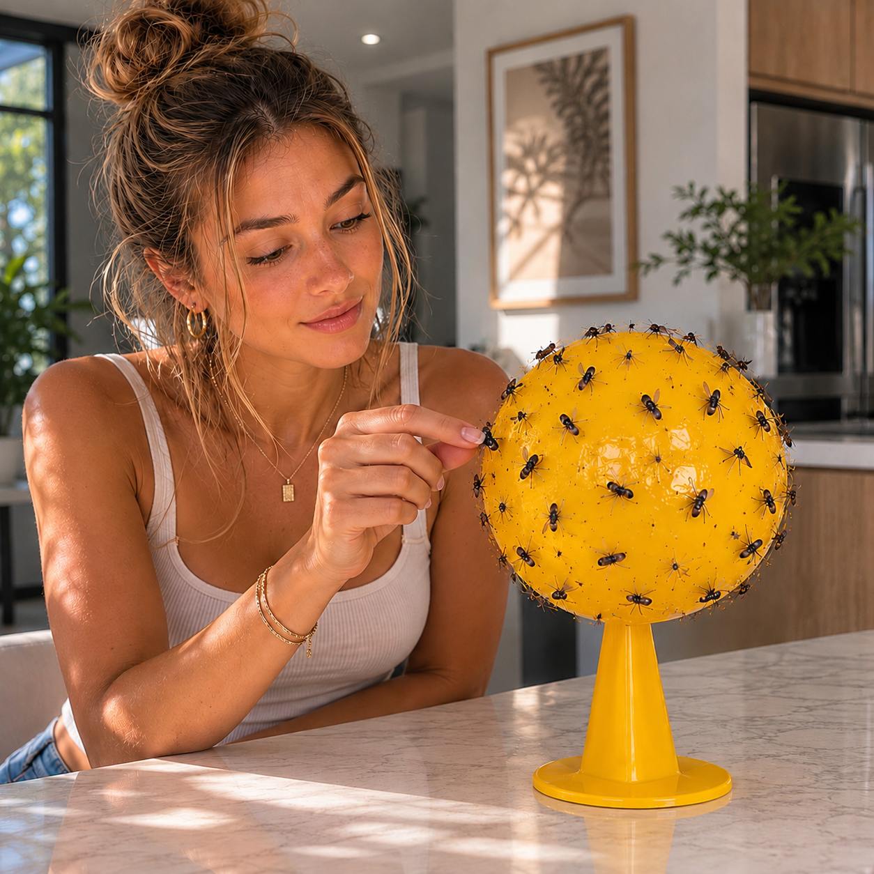 Lemon Sticky Fly Trap | Mosquito, Gnat & House Fly Catcher