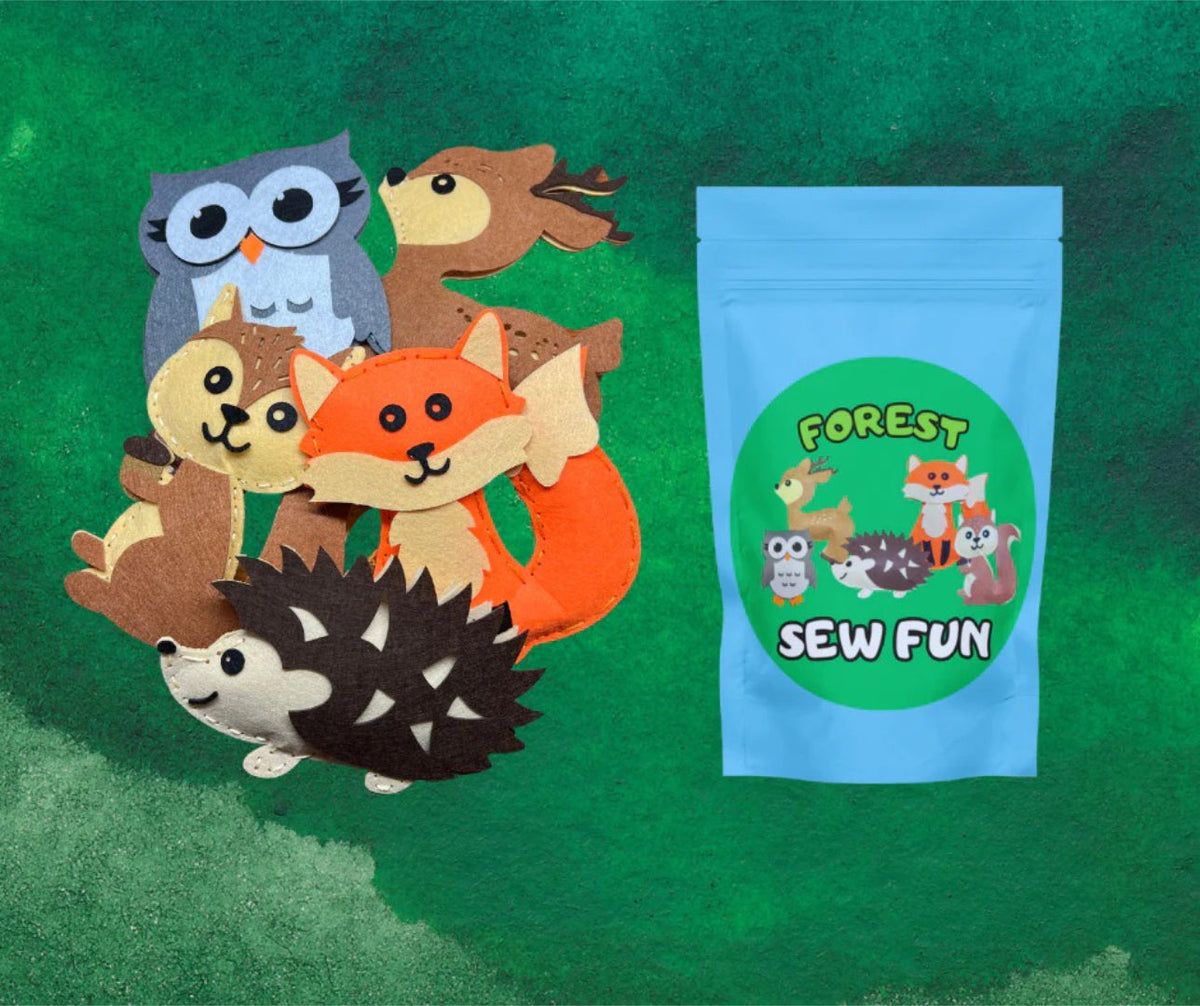 Beginner's DIY Felt Animal Sewing Kit