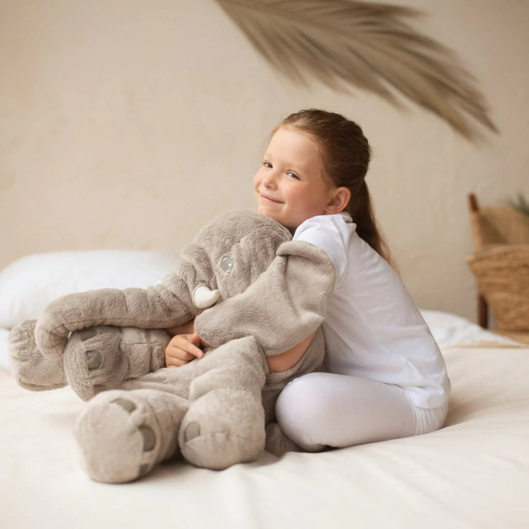 Ultra-Soft Plush Elephant Pillow – Perfect for Infants and Kids