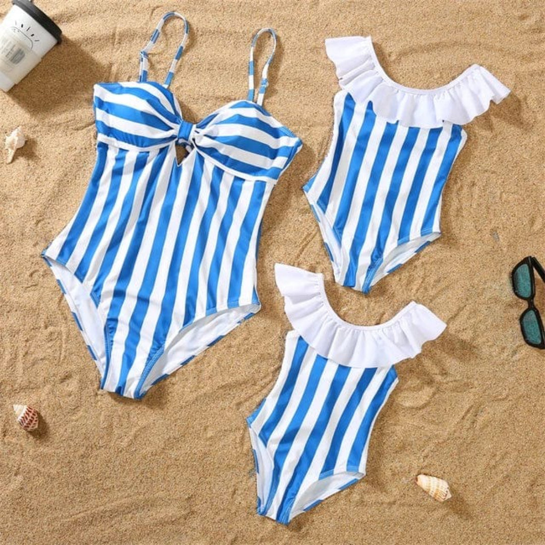 Coordinated Swimwear Set for Mom and Daughter - Girls' Bikini