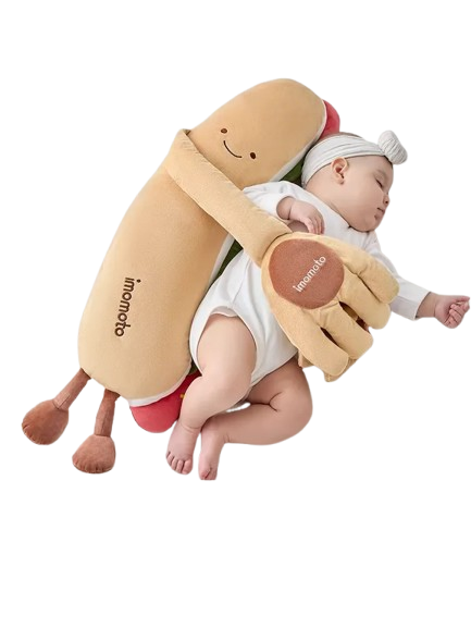 WEIQUEEN  Baby Banana Teether - Safe Silicone Teething Toy for Infants 0-12 Months moon