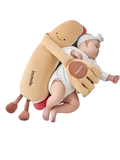 WEIQUEEN  Baby Banana Teether - Safe Silicone Teething Toy for Infants 0-12 Months moon