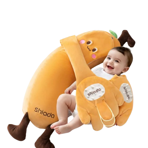 WEIQUEEN  Baby Banana Teether - Safe Silicone Teething Toy for Infants 0-12 Months moon