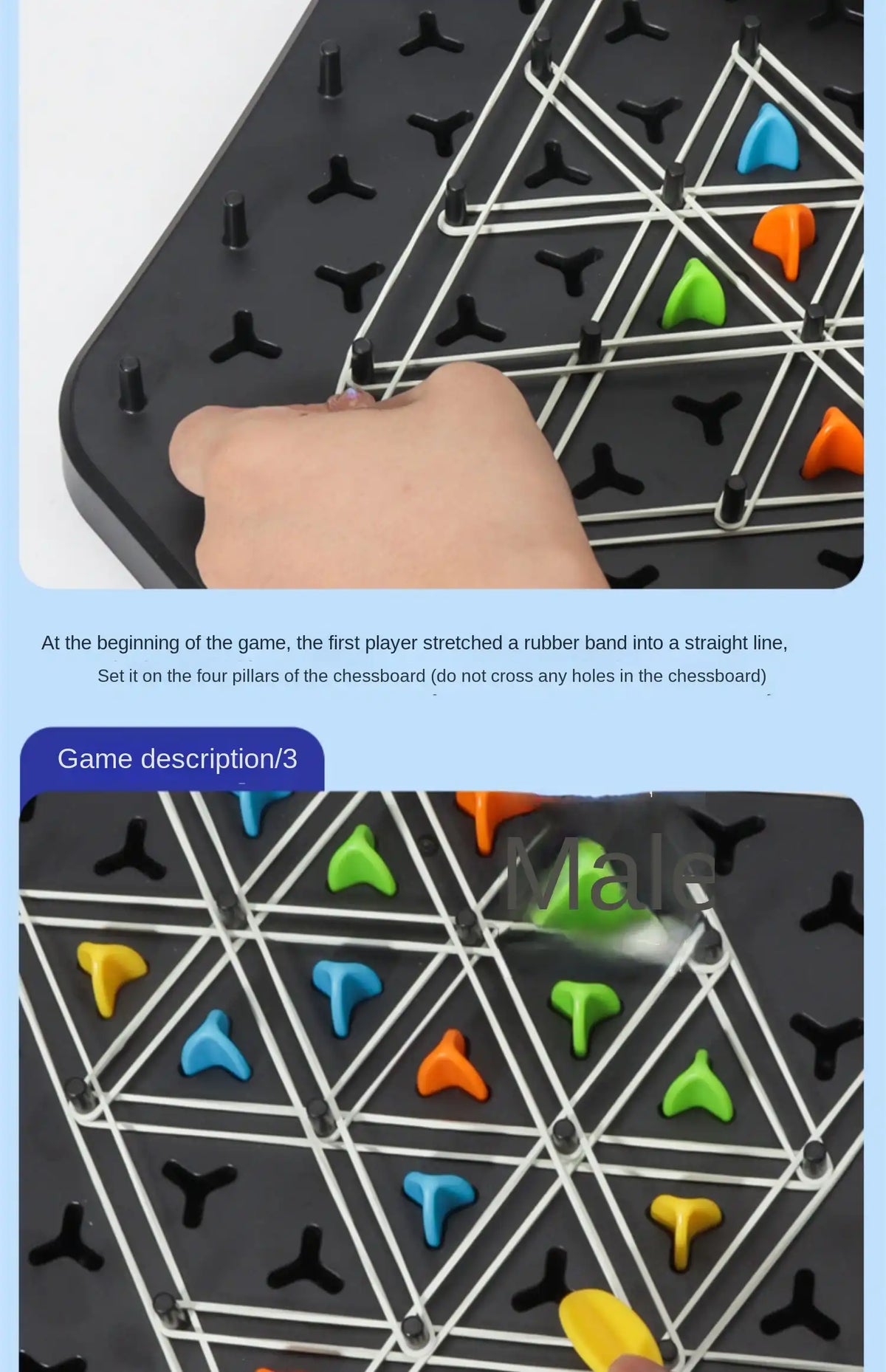 Interlocking Triangular Pieces - A+C Free Shipping product view