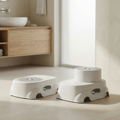 2-Step Padded Step Stool for Kids