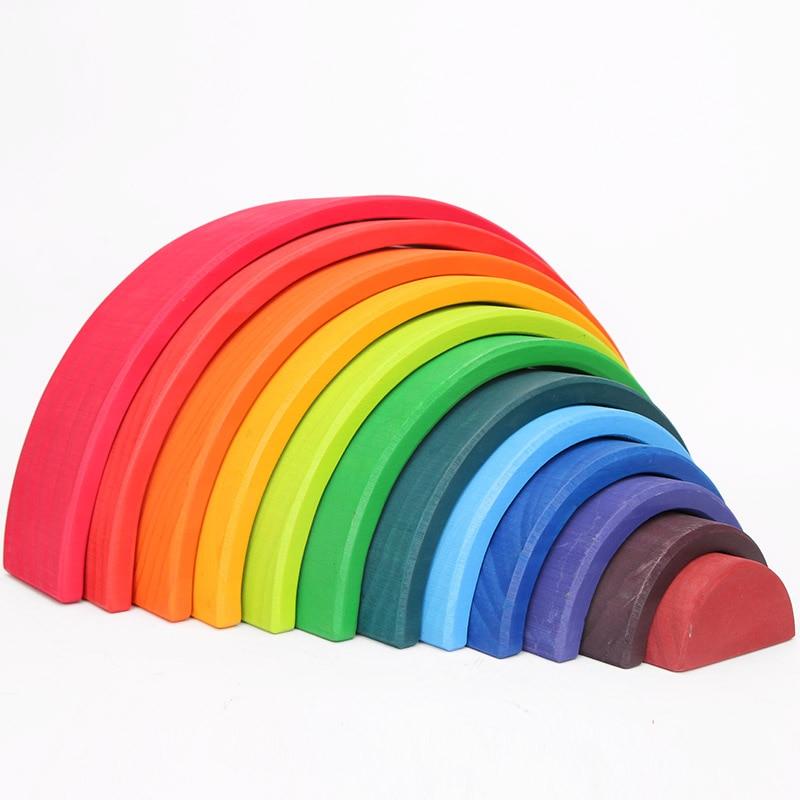 Large Wooden Rainbow