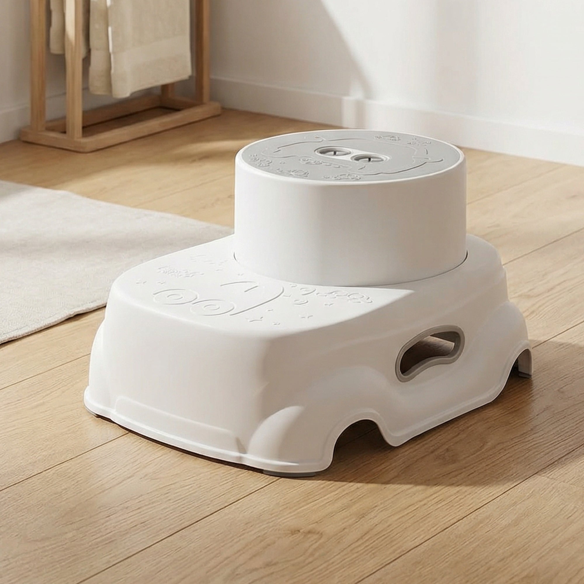 2-Step Padded Step Stool for Kids