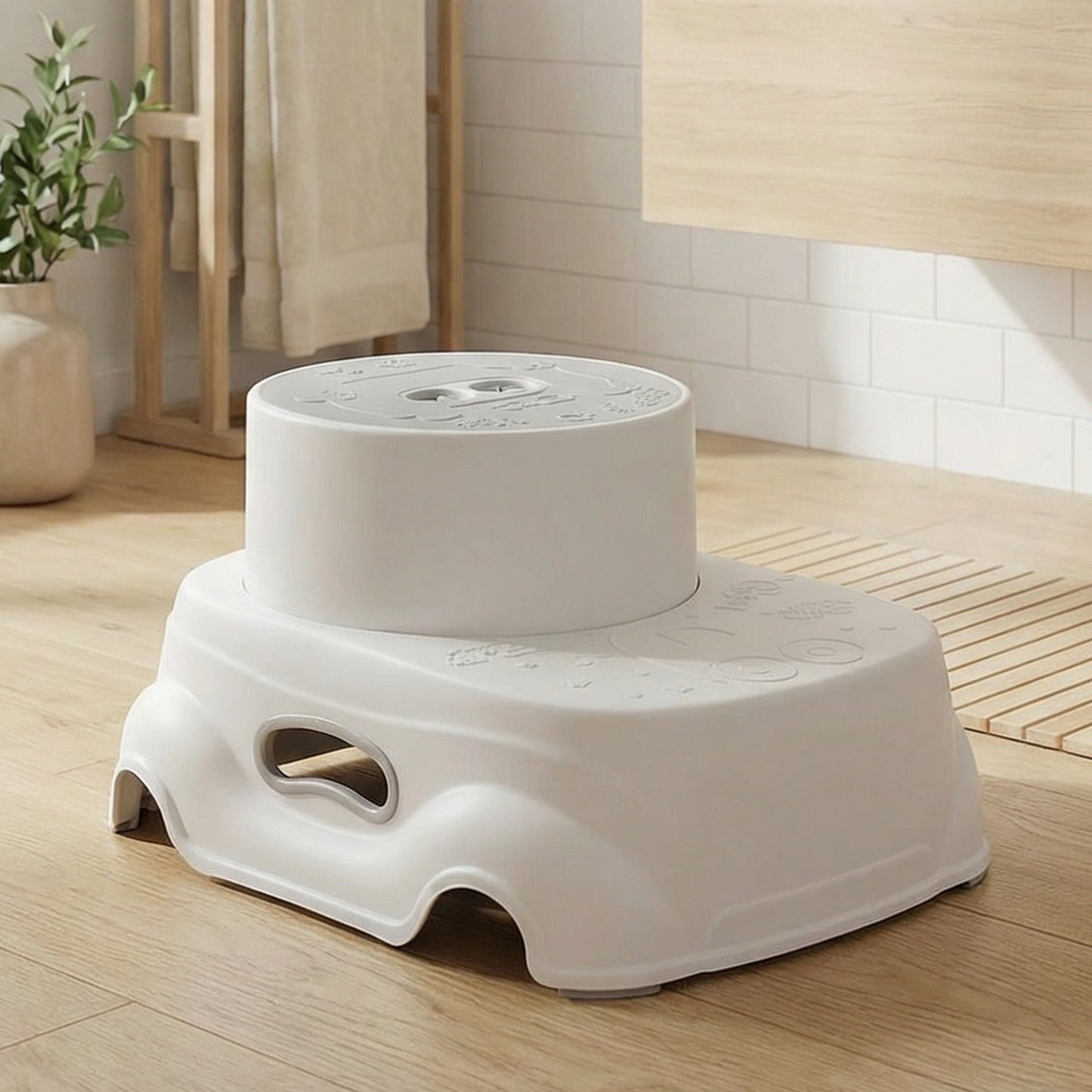2-Step Padded Step Stool for Kids