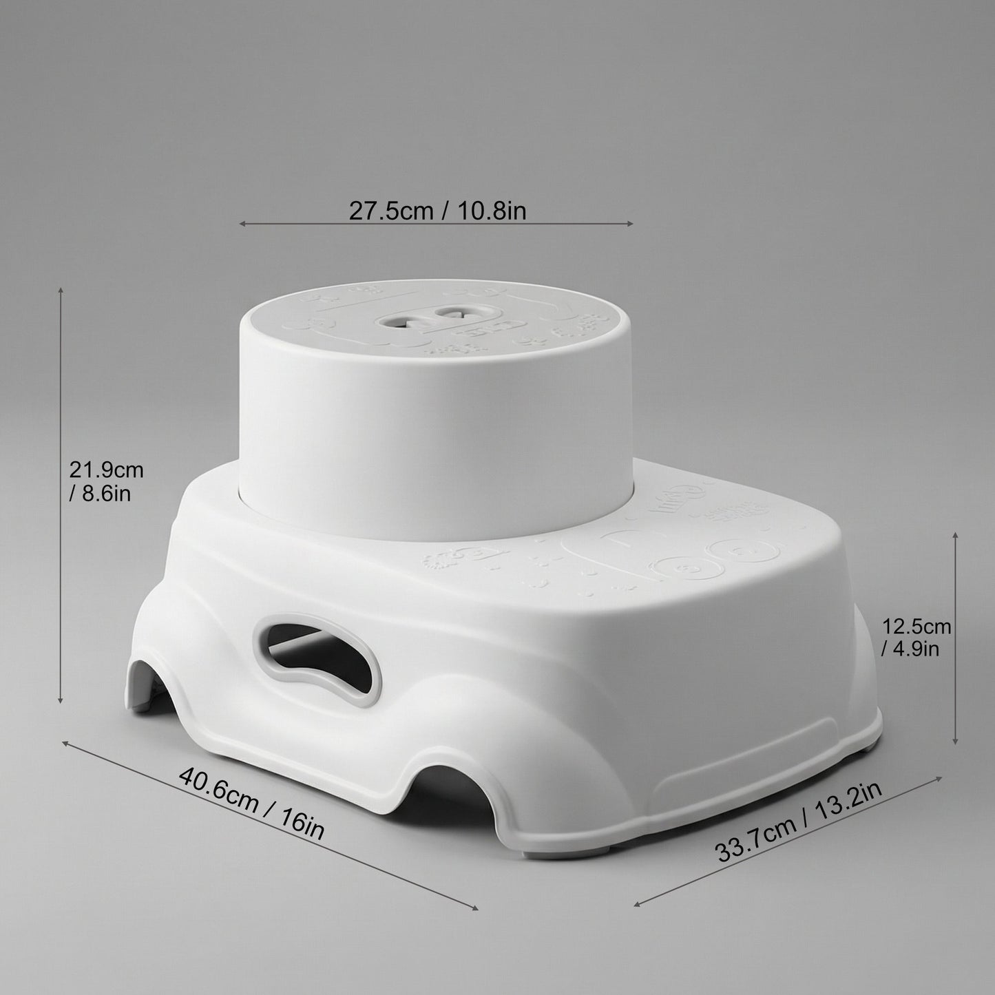 2-Step Padded Step Stool for Kids