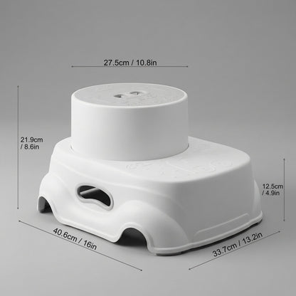 2-Step Padded Step Stool for Kids