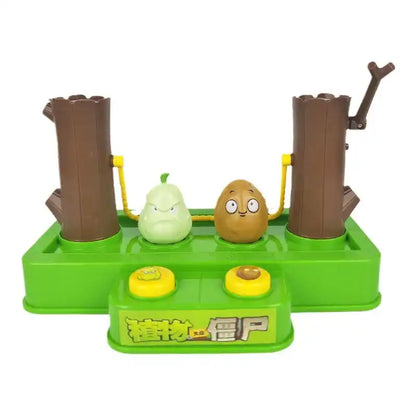 WEIQUEEN Plants Vs. Zombies Fingertip Press Jump Rope Plant Squash Tall-nut Toys Parent-child Interactive Toys for Boys and Girls Gifts