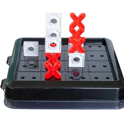 WEIQUEEN Cubic XO Chess Brain Battle Enhance children's brain power thinking, logic and reasoning ability.