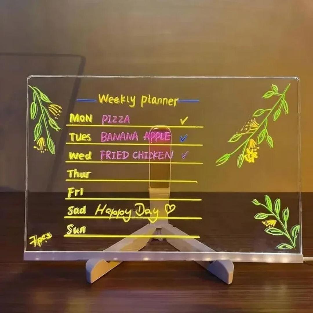 Glow-in-the-Dark LED Drawing Board – Fun Creative Art and Writing Tool for Kids