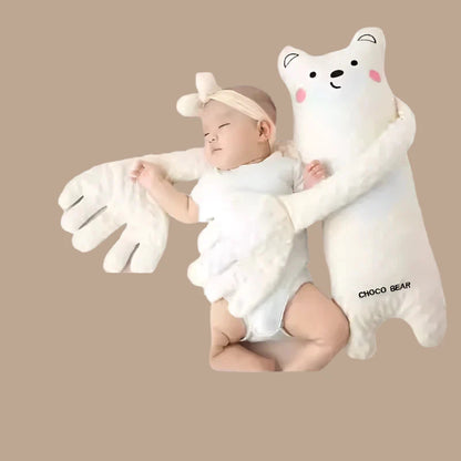 WEIQUEEN Scallion Baby Co-Sleeping Doll - Realistic Rhythmic Patting Companion for Newborn Sleep & Comfort