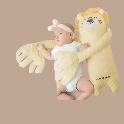WEIQUEEN Scallion Baby Co-Sleeping Doll - Realistic Rhythmic Patting Companion for Newborn Sleep & Comfort