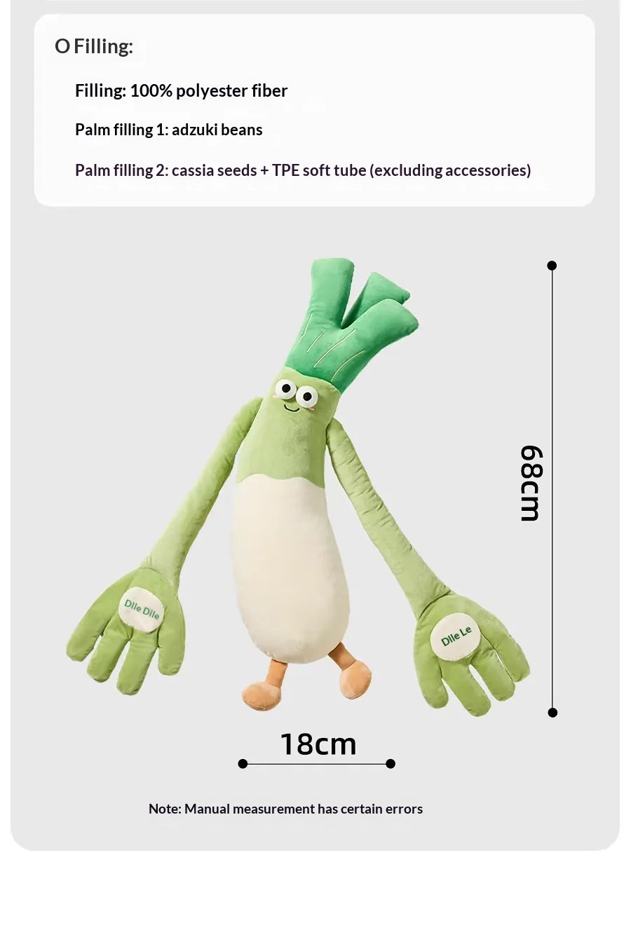 Scallion Baby Co-Sleeping Doll - Realistic Rhythmic Patting Companion for Newborn Sleep & Comfort