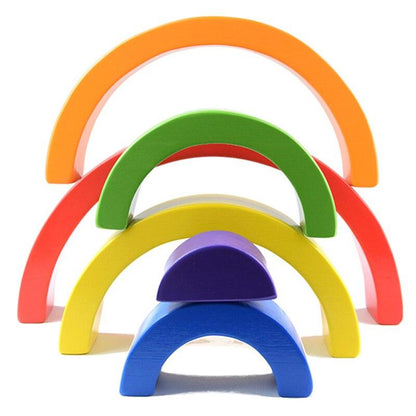 Medium Wooden Rainbow