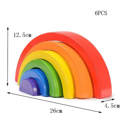 Medium Wooden Rainbow
