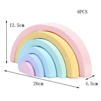 Medium Wooden Rainbow