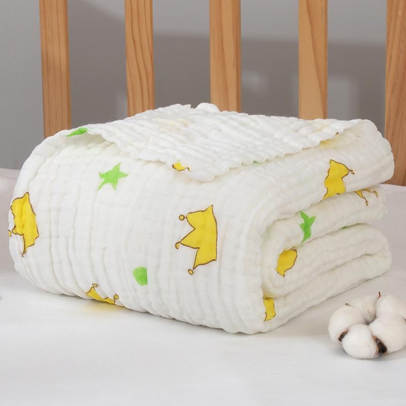 Six Layers Muslin Crinkle Blanket