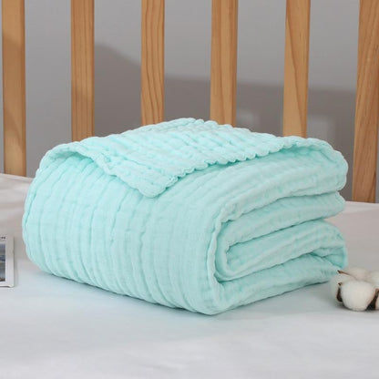 Six Layers Muslin Crinkle Blanket