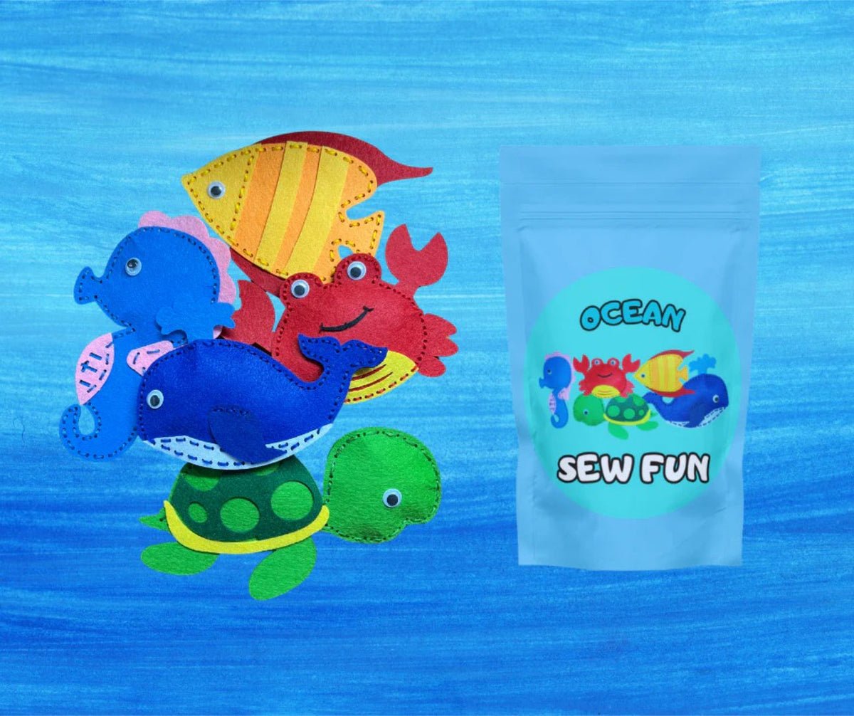 Beginner's DIY Felt Animal Sewing Kit