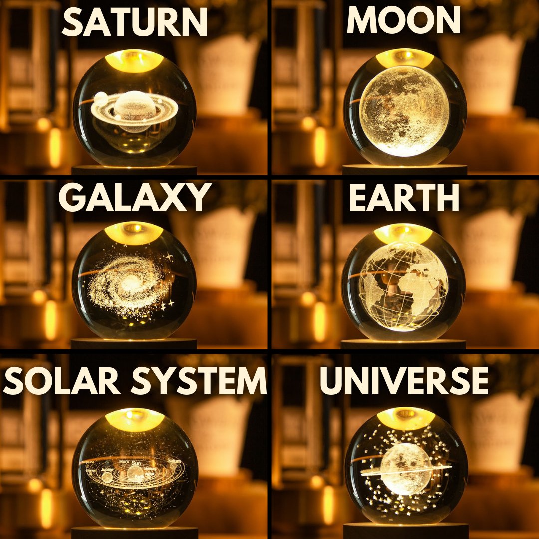 Orbs Decorative Spheres Modern Home Decor - Moon product view