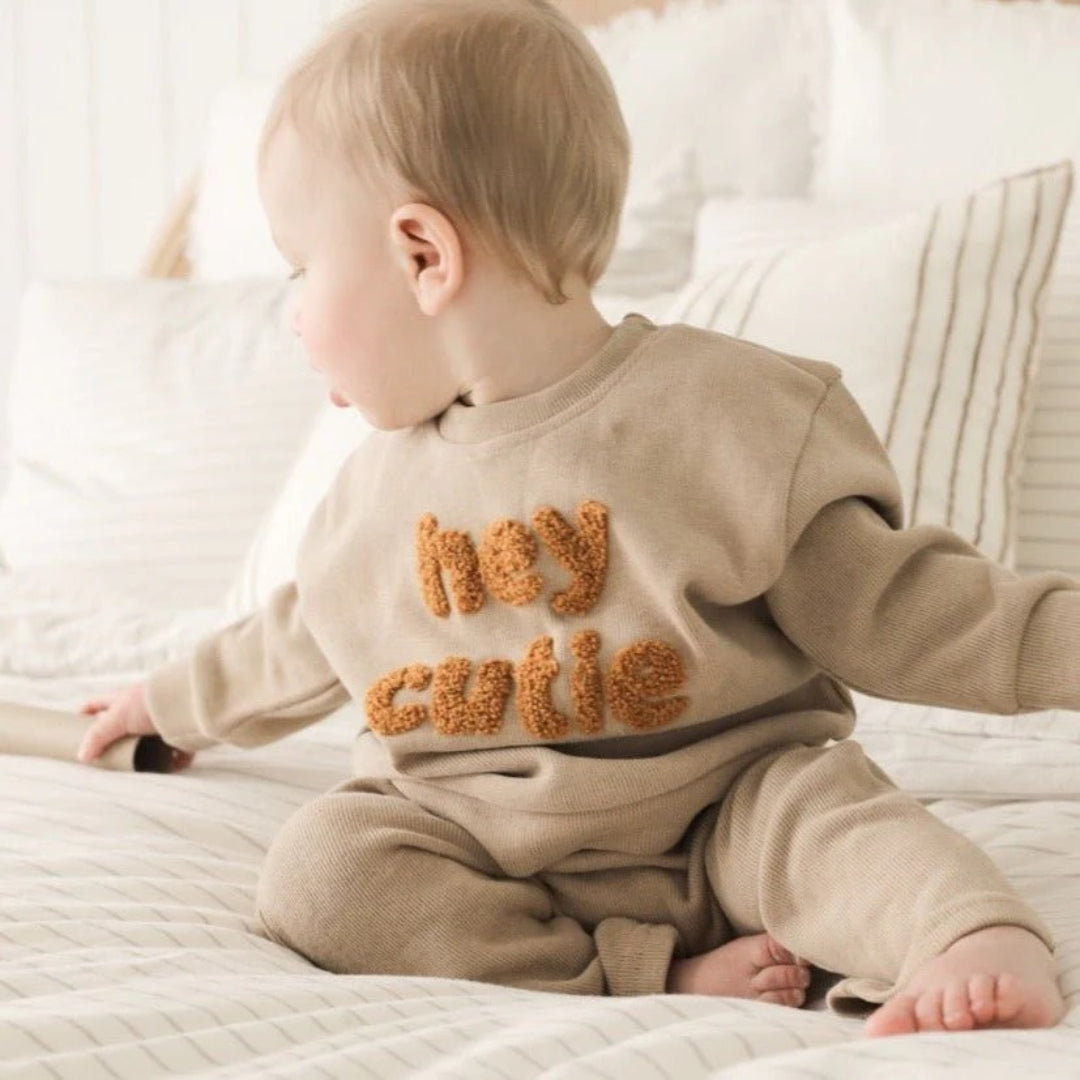 Infant Outfit Set: Long Sleeve Shirt and Pants