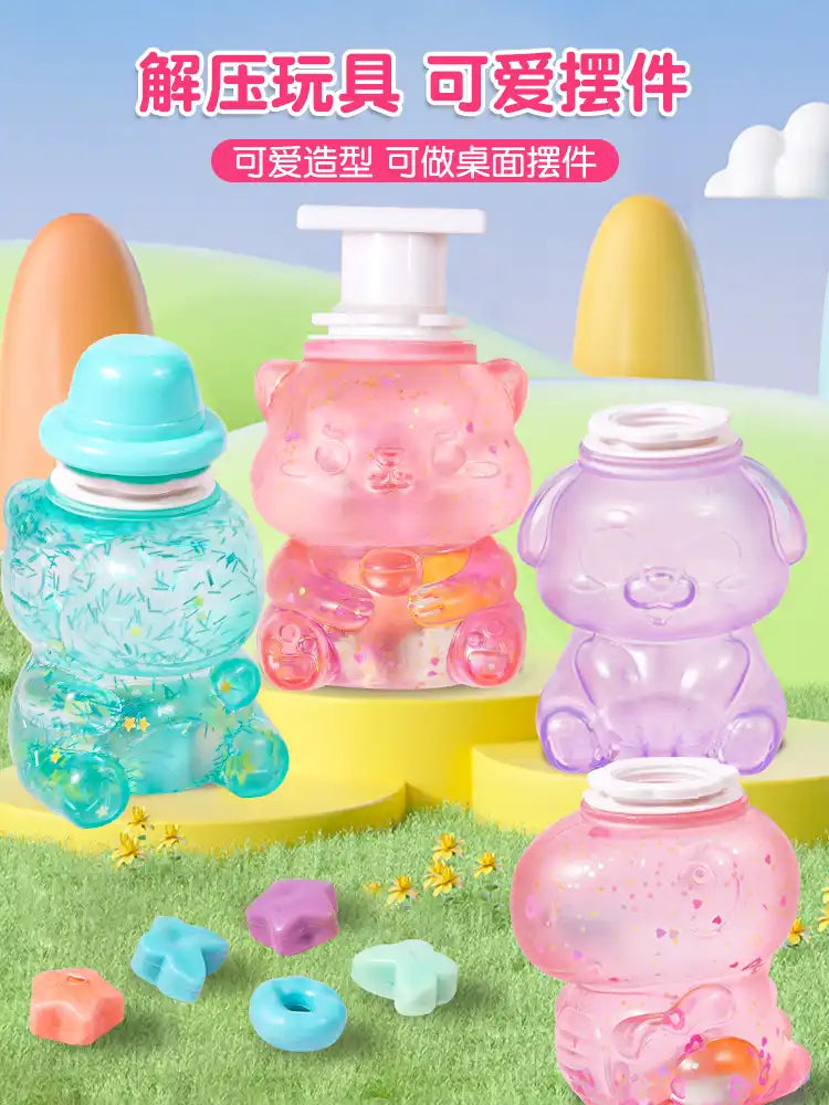 WEIQUEENPinch-Flip Children's toys girls puzzle 3 to 6 years old girl birthday gift princess child's