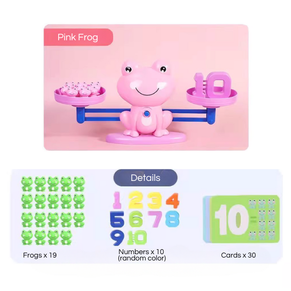 Toy - Green 38 Frogs 10 Numbers product view