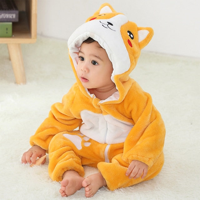 Baby Romper - white rabbit 24M product view